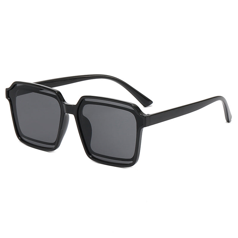 Damen elegante quadratische Sonnenbrille mit robustem Rahmen Brehn