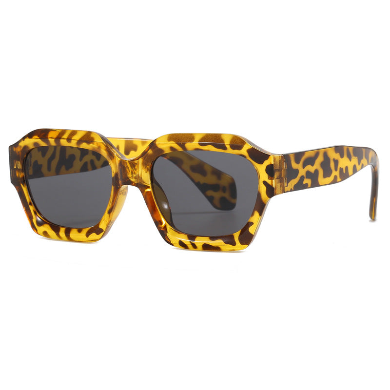Damen modische geometrische Oversized-Sonnenbrille Brehn