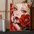 Zeitgenössische Florale Porträt Leinwand Kunst Brehn