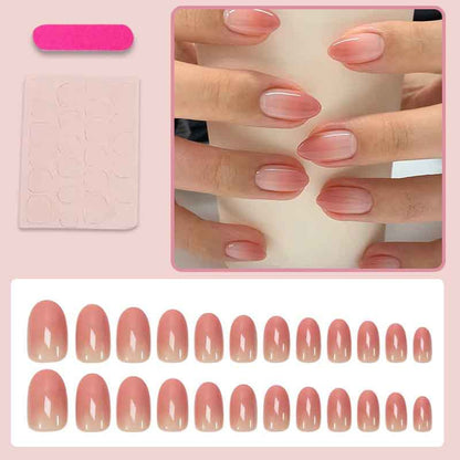 Kunstnagelset mit elegantem French-Style Brehn