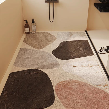 Abstract Stone Pattern Badematte