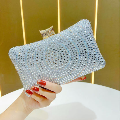 Glitzernde Strass Abend-Clutch