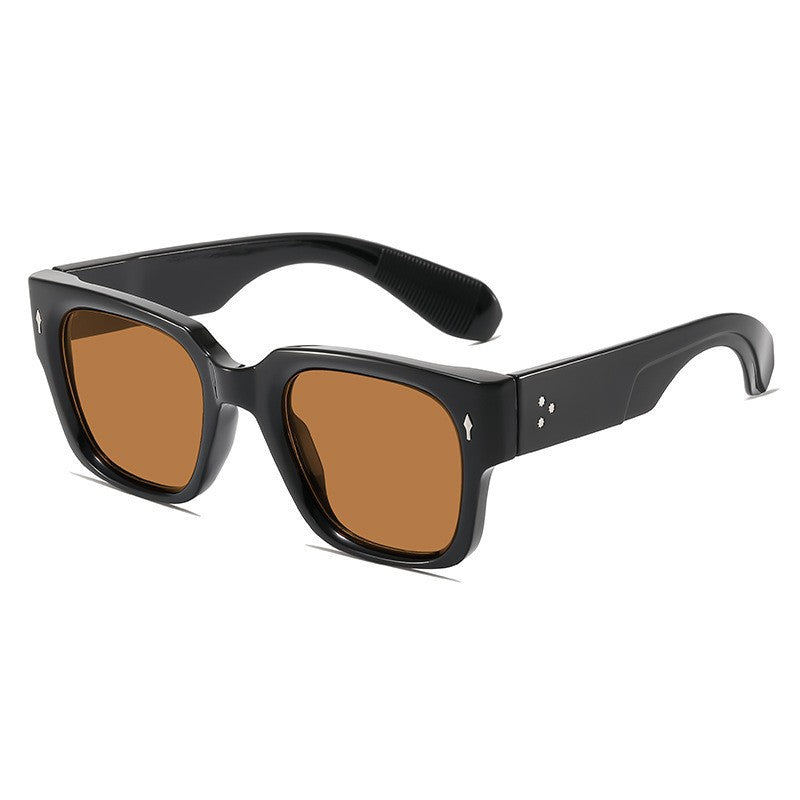 Bold Chunky Vintage Square Sonnenbrille Brehn