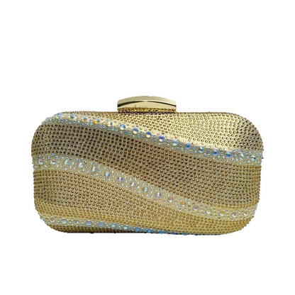 Rhinestone-besetzte Clutch-Tasche