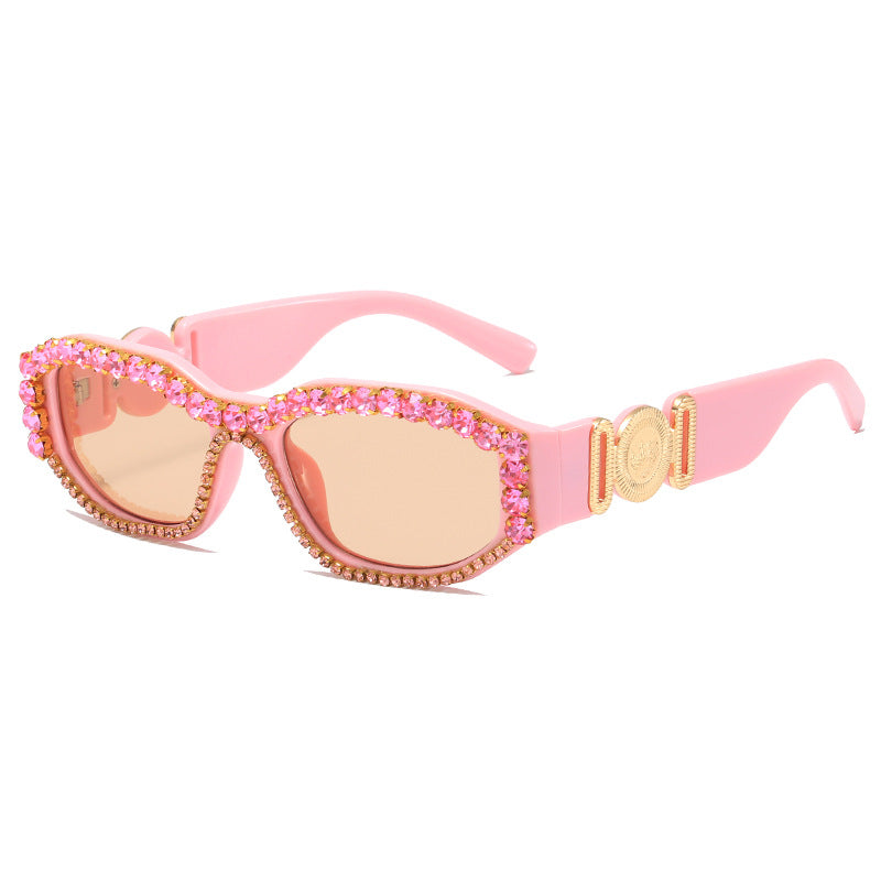 Damen Glamouröse Sonnenbrille mit funkelnden Akzenten Brehn