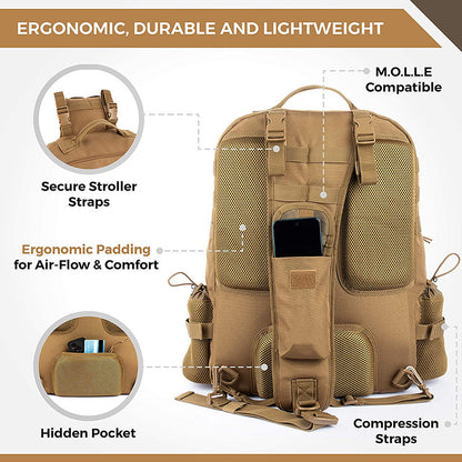 Mehrzweck-Wickelrucksack Brehn