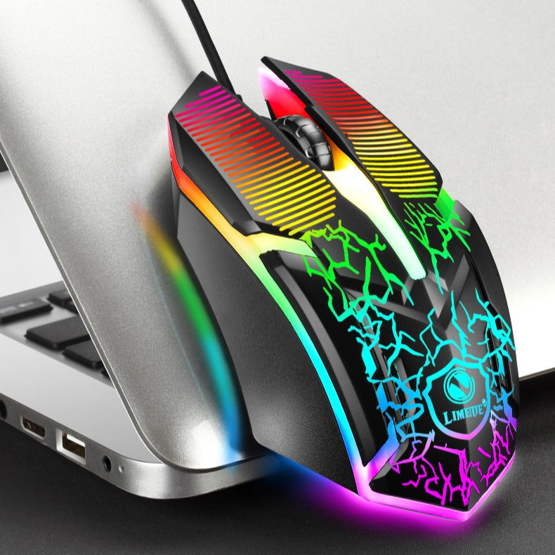 Mechanische Gaming-Tastatur und Hochleistungs-RGB-Maus-Kombo Brehn