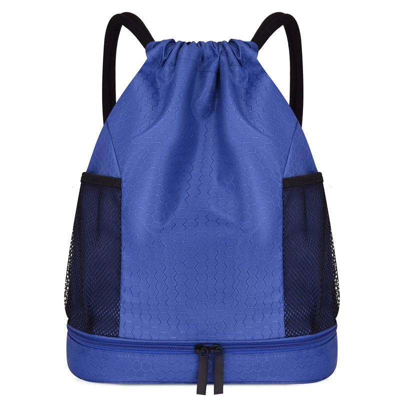 Leichter Hexagonmuster Kordelzug Rucksack Brehn