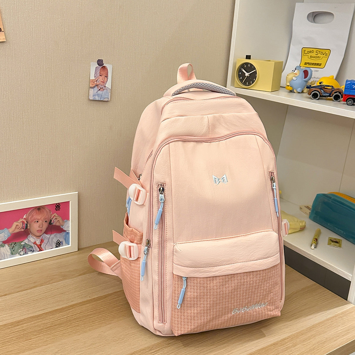 Stylischer Mehrfachfächer-Laptop-Rucksack Brehn