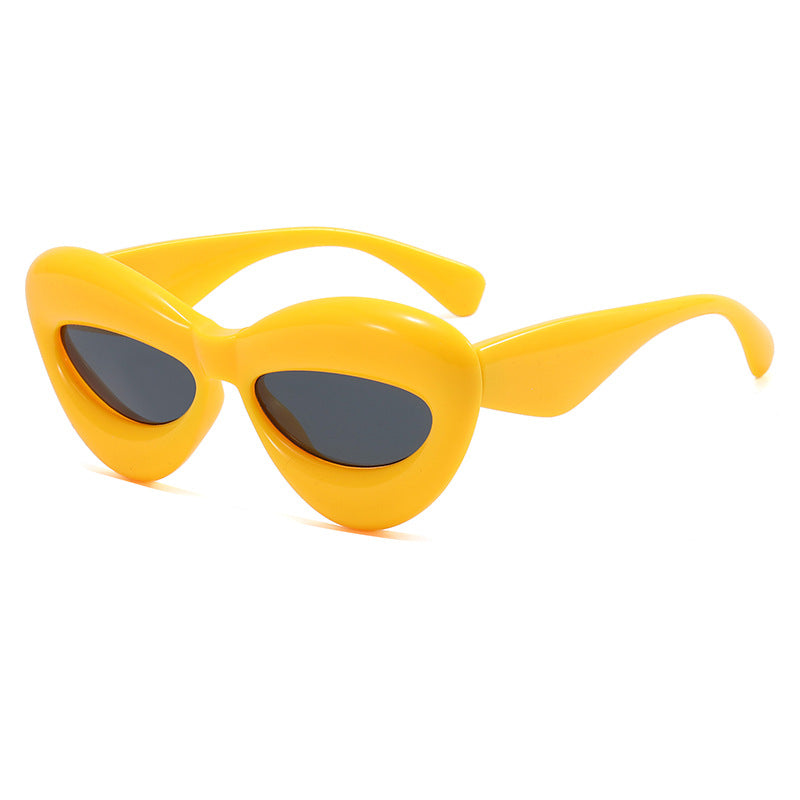 Damen kreative Designer-Sonnenbrille im Cat-Eye-Stil Brehn