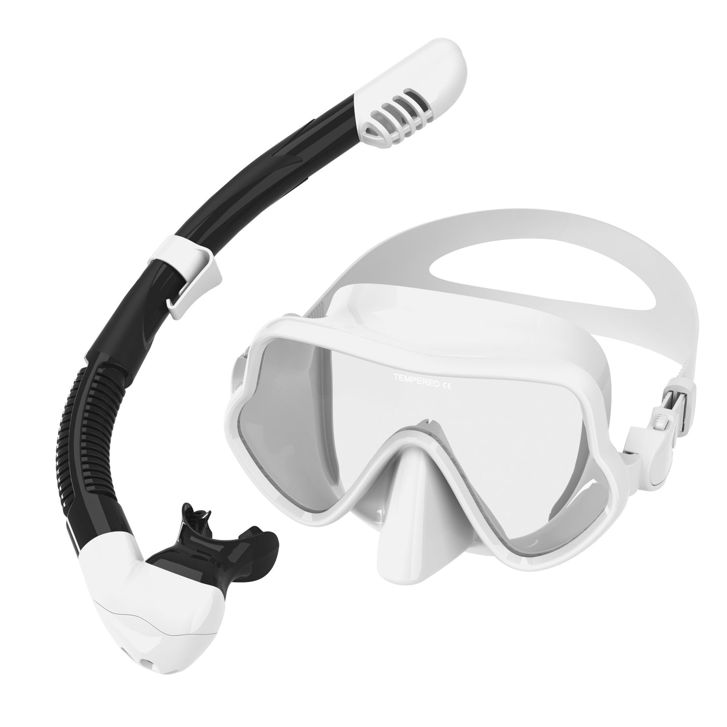 Ergonomische Tauchmaske mit Flexibler Atemröhre Brehn