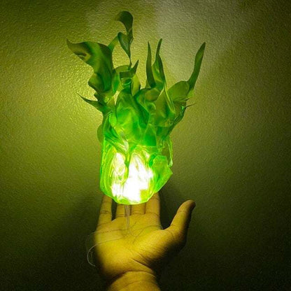 Dekorative LED Flammenskulptur