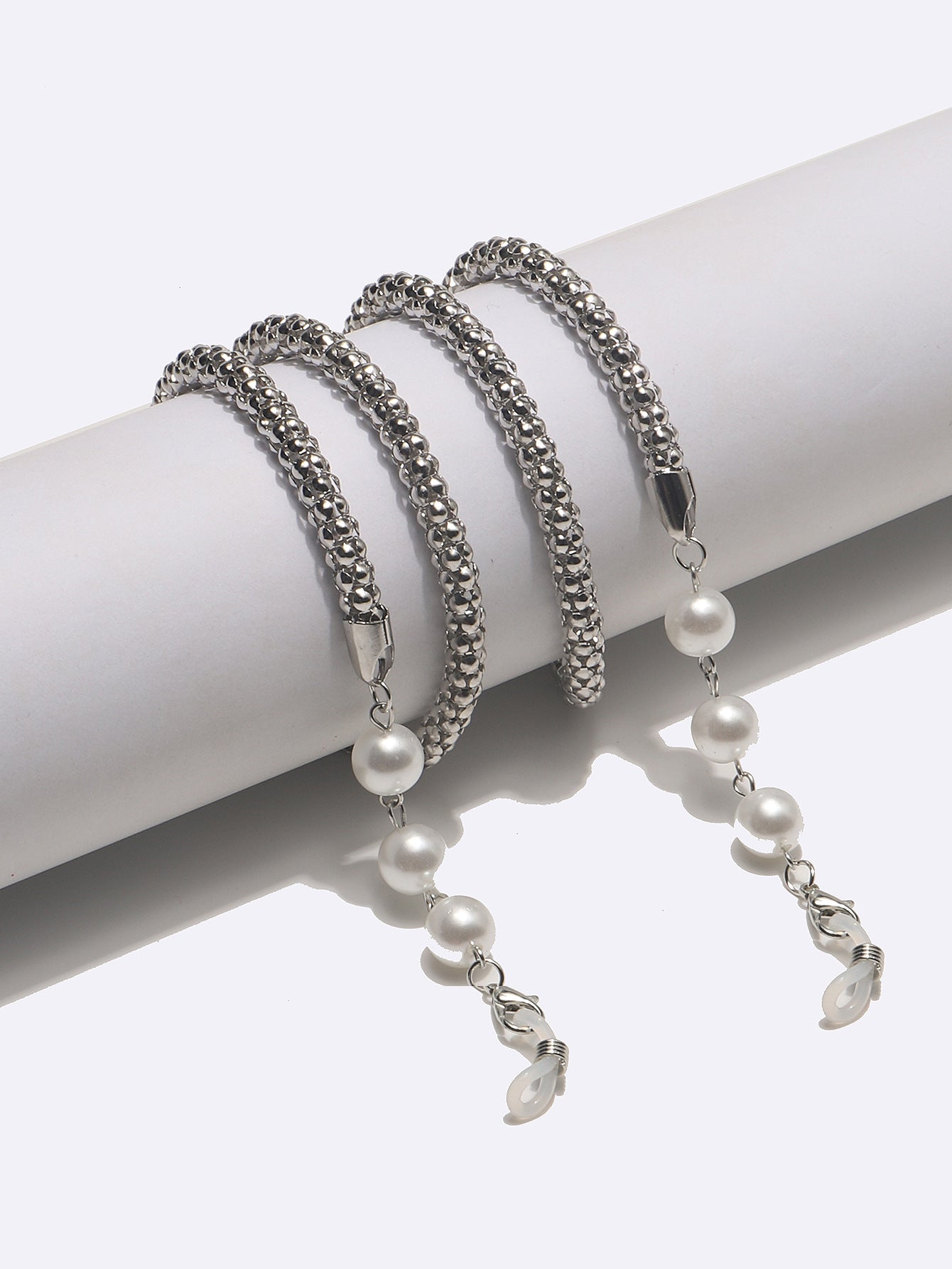 Elegante Perlenverzierte Brillekette Brehn