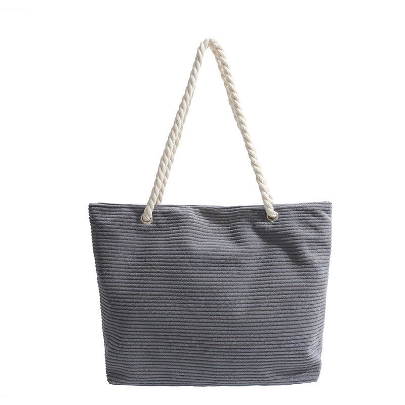 Stylische strukturierte Strandtasche Brehn