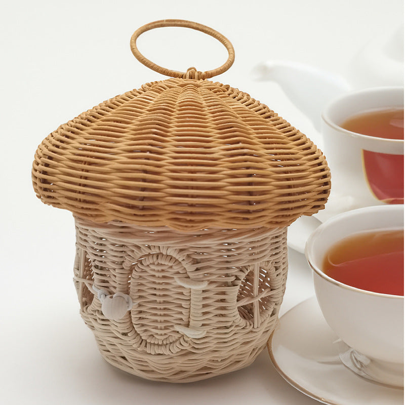 Verspielter Aufbewahrungskorb mit Pilzhut-Design Brehn