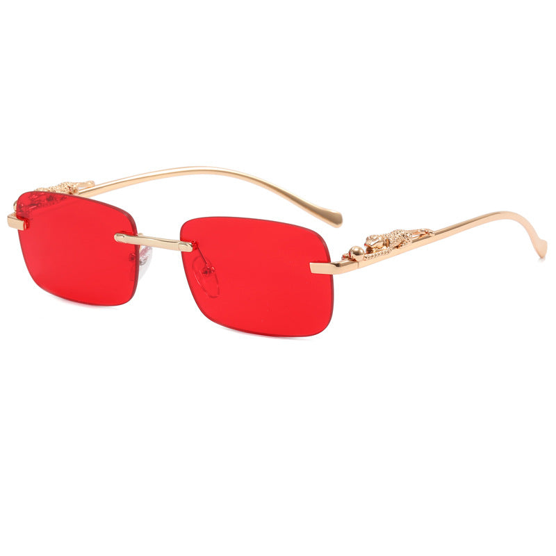 Damen Designer-Sonnenbrille mit feinem Metallrahmen und luxuriösen Details Brehn
