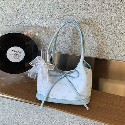 Schleifenverzierter Handtasche