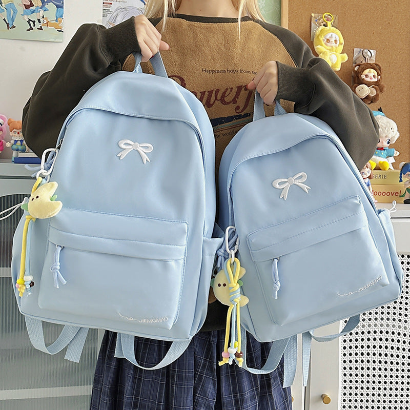 Chic Bow-Accent Rucksack Brehn