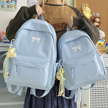 Chic Bow-Accent Rucksack Brehn
