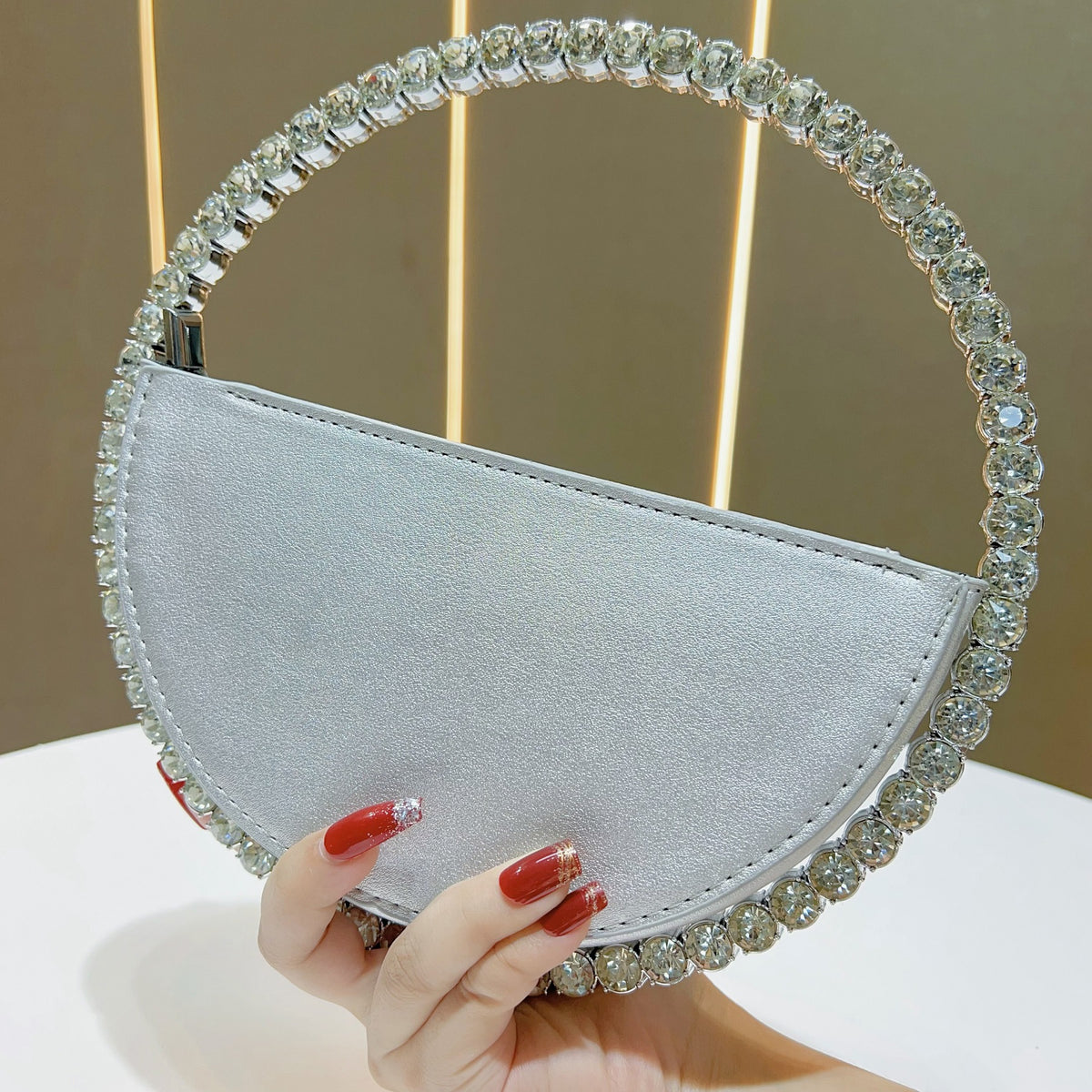Kristallgriff Abendtasche