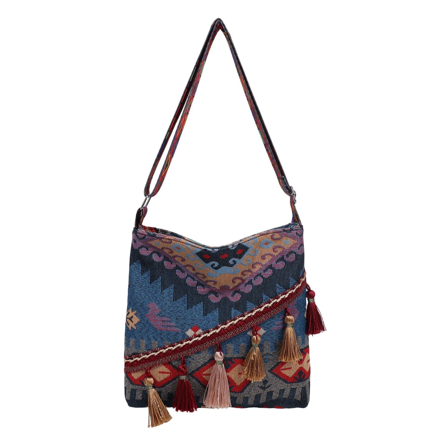 WoBohemian Stil Bestickte Schultertasche Brehn