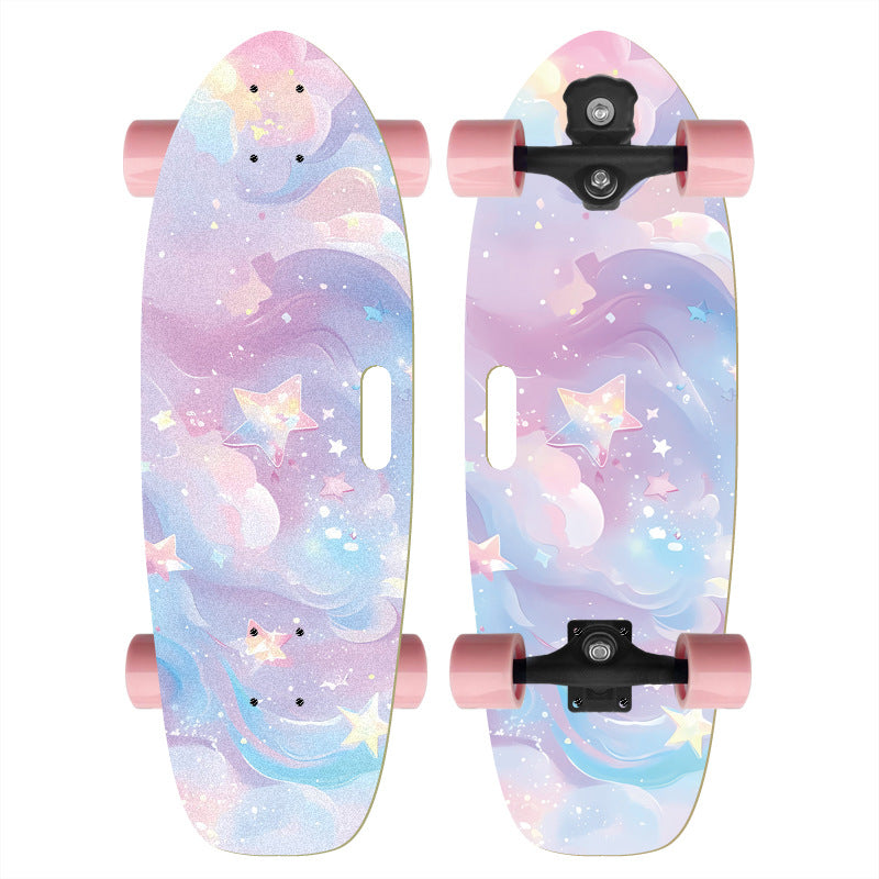 Skateboard mit individuellem Cartoon-Design Brehn
