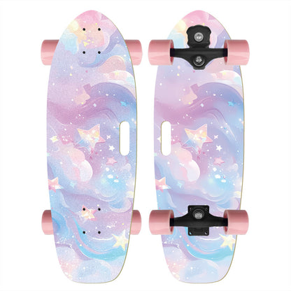 Skateboard mit individuellem Cartoon-Design Brehn