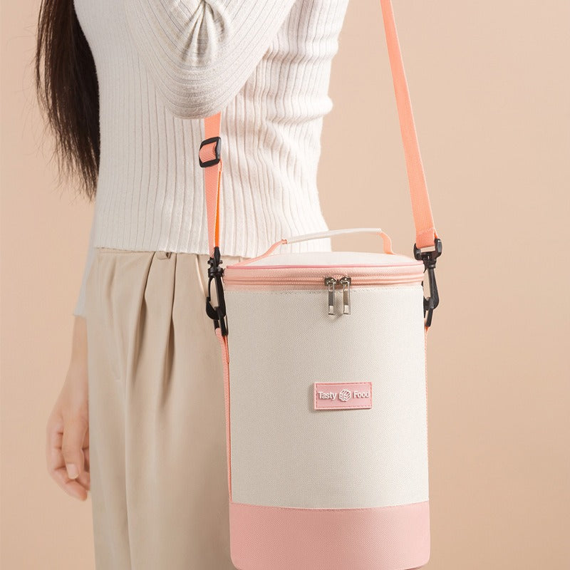 Isolierte Lebensmittelaufbewahrung Zylindertasche Brehn