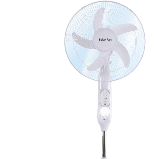 Damen Akku-Bodenventilator mit Fernbedienung und Solarunterstützung Brehn