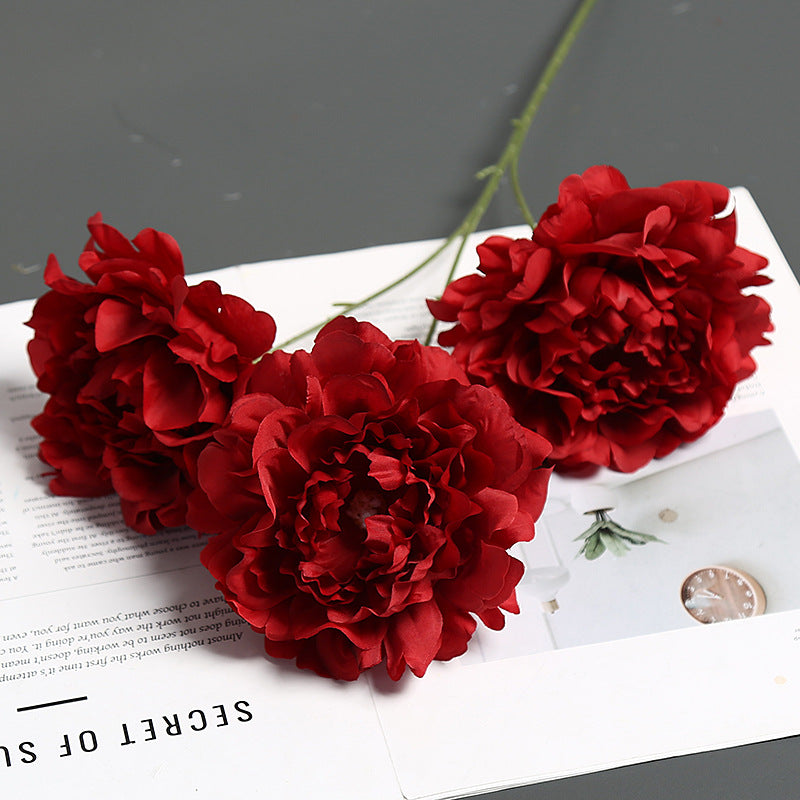 Elegante Pfingstrose Blumenstiel für die Heimdekoration