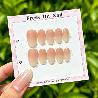 Anpassbare Ombre Press-On Nägel