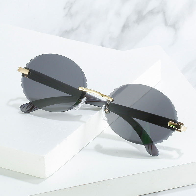 Runde Rahmen Mode Sonnenbrille Brehn