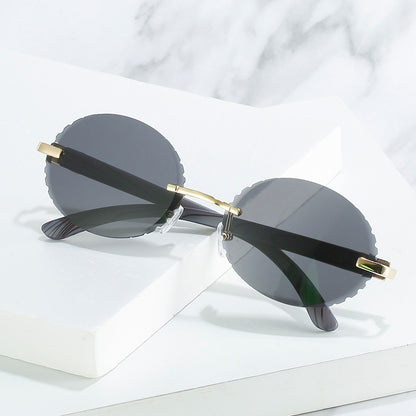 Runde Rahmen Mode Sonnenbrille Brehn