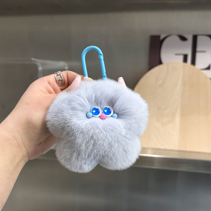 Flauschige Charakter Schlüsselanhänger Charm Brehn