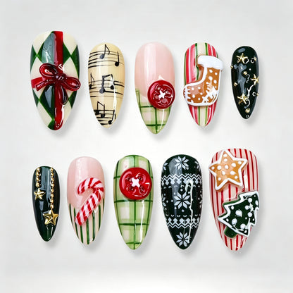 Urlaubs-themed Nagelkunst Set
