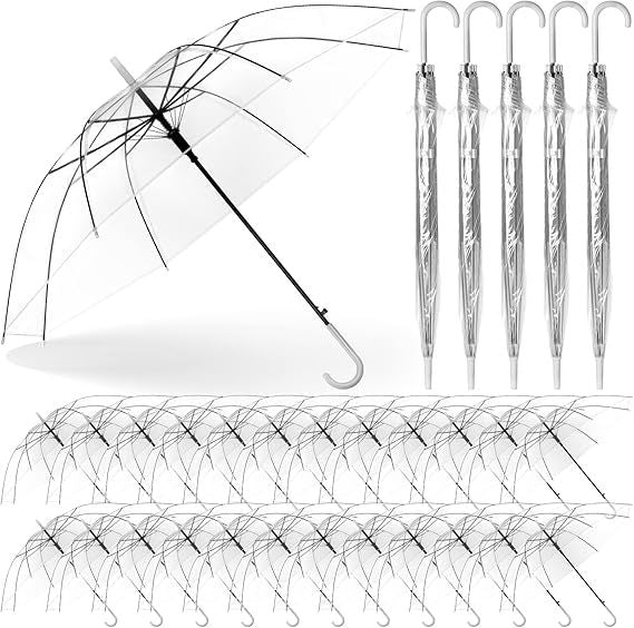 Damen Transparenter Regenschirm mit elegantem Design Brehn