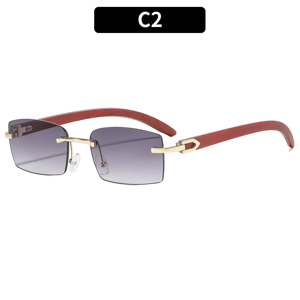 Elegante geometrische quadratische Sonnenbrille