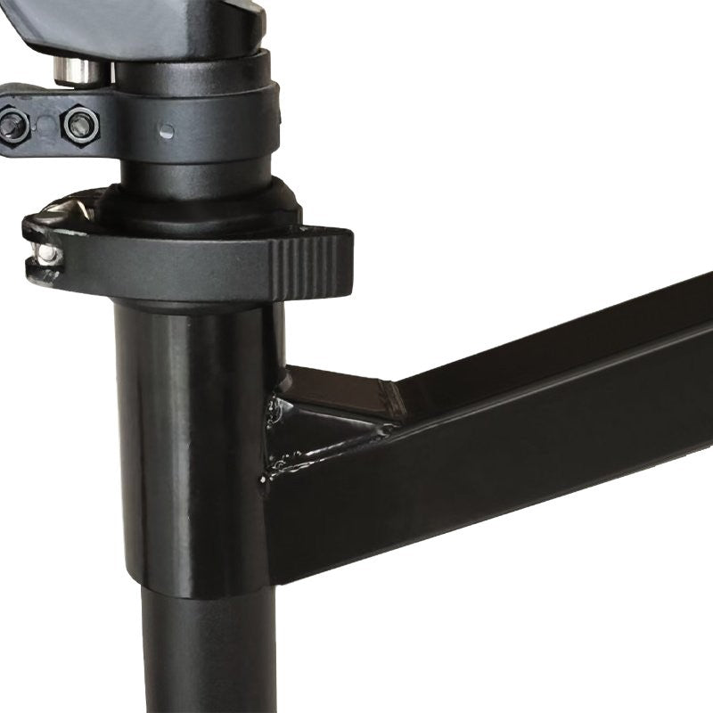 vorn montierter verstellbarer Haustier-Fahrradträgerkorb mit verstärktem Stützarm atmungsaktiver Mesh-Abdeckung und gepolstertem Boden Brehn
