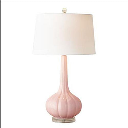 Elegante Glas Tischlampe