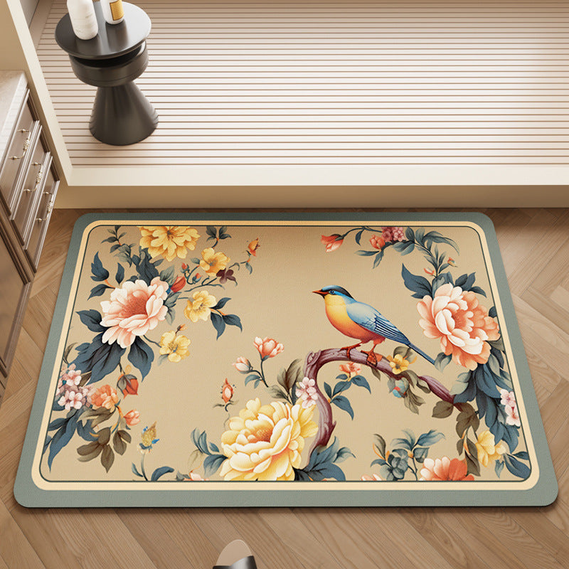 Floral Design Küchenmatte Brehn