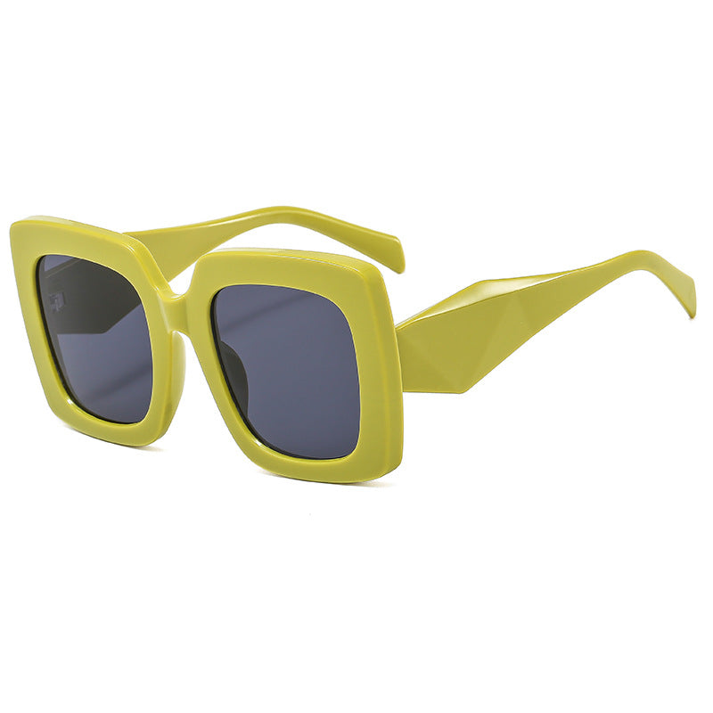 Damen oversized Sonnenbrille im markanten quadratischen Design Brehn