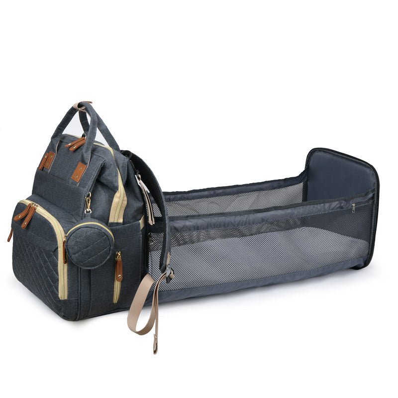 Vielseitiger Mehrfach-Taschen Stepp-Rucksack Brehn