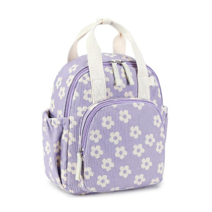 Blumenmuster Corduroy Rucksack Brehn