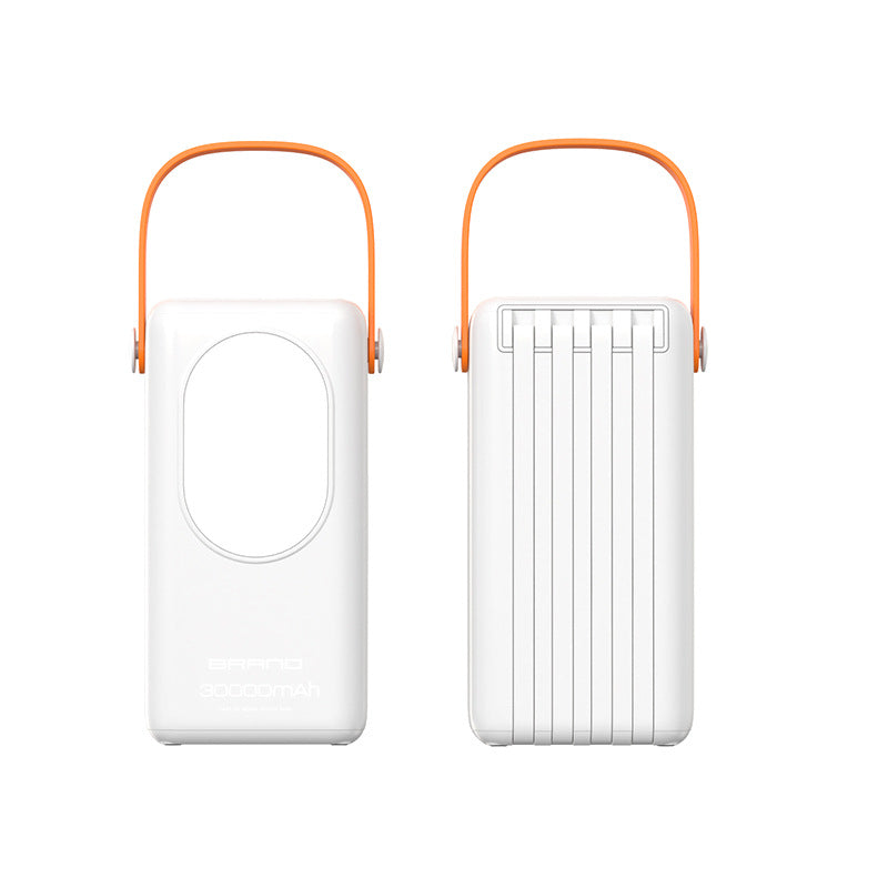Hochleistungs Powerbank mit integriertem LED-Licht und digitaler Anzeige Brehn