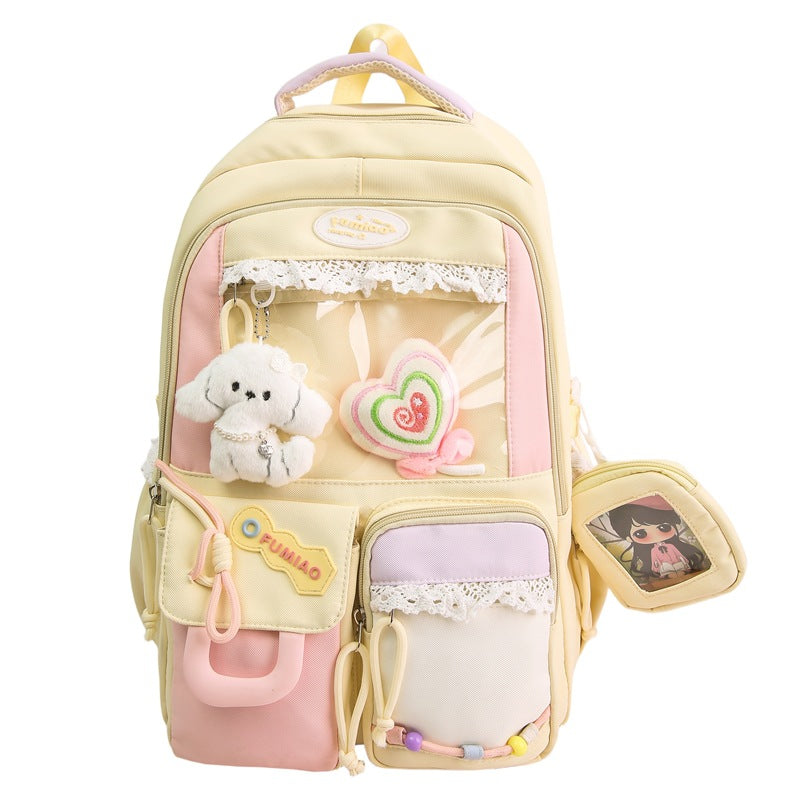 Verspielter Multi-Taschen Reise-Rucksack