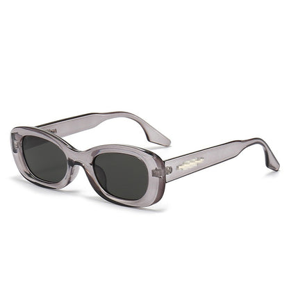 Retro-inspirierte quadratische Sonnenbrille