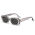 Retro-inspirierte quadratische Sonnenbrille