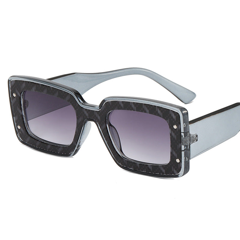 Damen Oversized Sonnenbrille im modernen Quadratrand Brehn