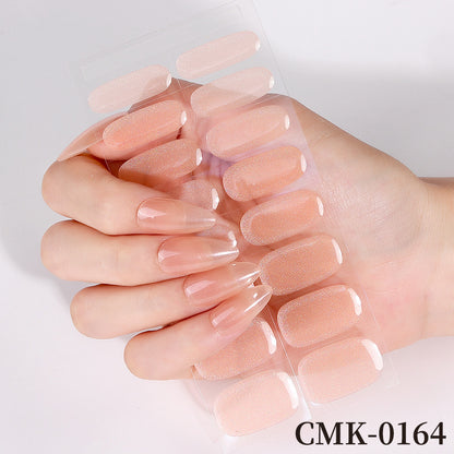 Glänzende Press-On Nail Wraps