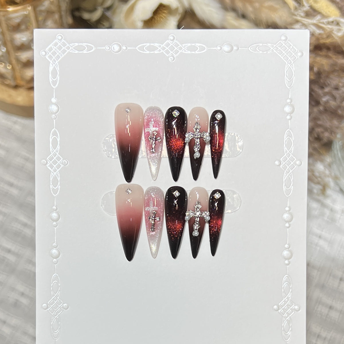 Wiederverwendbares Press-On Nagelset Brehn